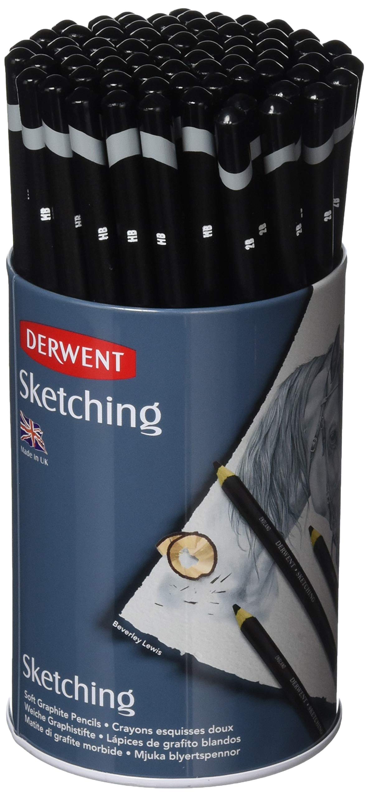 Derwent Sketching Pencils, Set of 72, Professional Quality, 34345 — image 1
