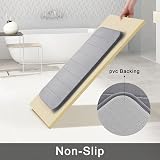 Yimobra Memory Foam Bath Mat Set 2pc Grey 43x61 cm 61x52 cm Non Slip view 4