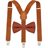 Qenidm Bow Tie with Suspenders Set