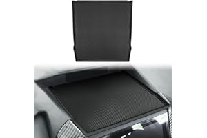 Auovo Dashboard Mats for Subaru Forester Accessories 2019-2024/ Crosstrek 2018-2023 / Impreza 2018-2023 Car Interior Silicone Material Dash Pad Liner (Upgrade,1 pcs All Black Trim Dashboard Mat)