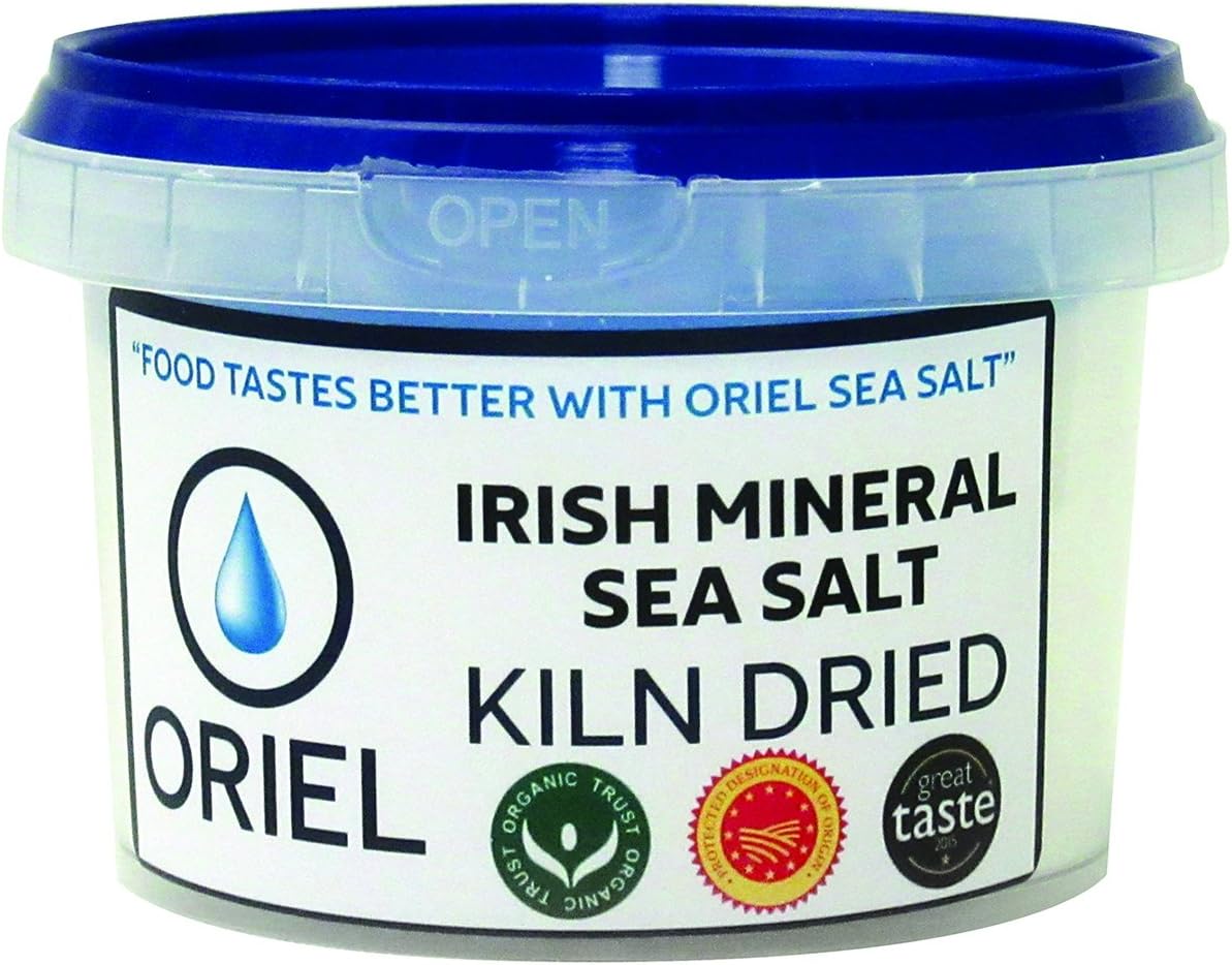 Oriel Irish Mineral Kiln Dried Sea Salt, 8.8 Ounce