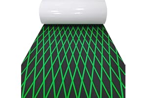 LSS laidi Boat Flooring Eva Foam Decking Marine Non-Slip Self-Adhesive Flooring for Motorboat Fishing Boat RV Yacht Kayak Swimming Pool 110.2''/102.3''/94.5''/86.6''/59''/X37.4''