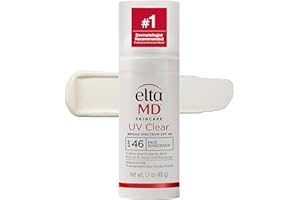 EltaMD UV Clear Tinted Face Sunscreen SPF 46, Oil Free Sunscreen for Sensitive Skin with Zinc Oxide, Dermatologist Recommended