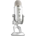 Blue Yeti USB Mic for Recording & Streaming on PC and Mac, 3 Condenser Capsules, 4 Pickup Patterns, Headphone Output and Volu