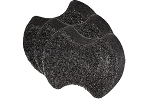 SPONGEABLES Spongables Pedi Scrub Foot Exfoliating 20+ Wash Sponge, Sweet Sangria, 3 Count