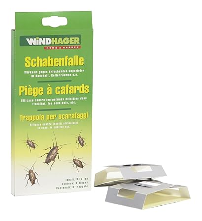 Schabenfalle, wirksam gegen kriechendes Ungeziefer