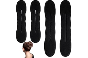 Zlongron Flexible and Reusable Hair Bun Maker - Suitable for All Hair Types, Updos, Ballet Buns, Waves, and More (Type B)