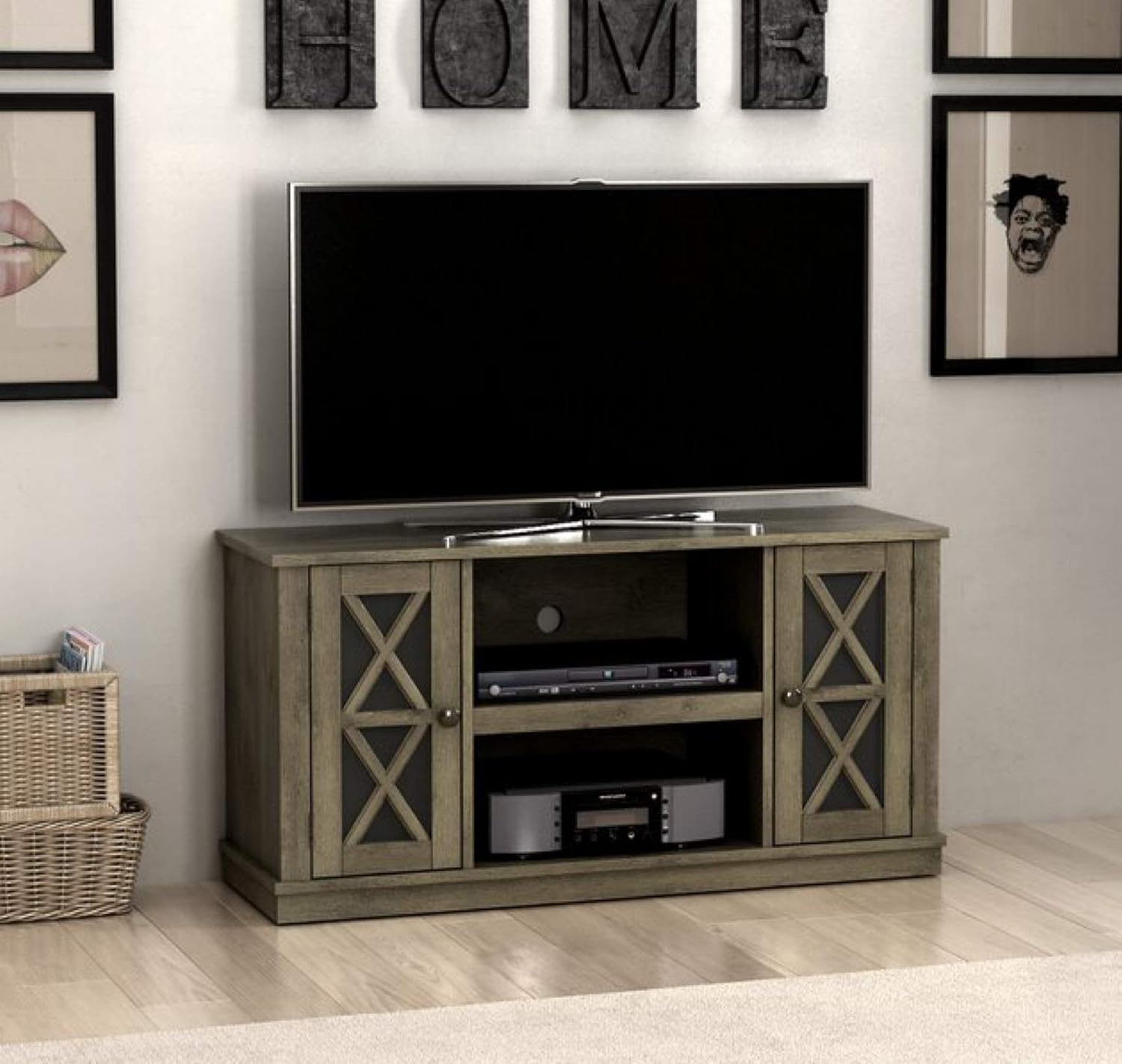 UNIVERSAL LTD TV Stand for 55 INCH TV Entertainment Center