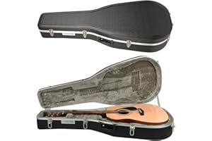 GHOSTFIRE ABS Acoustic Guitar Case Portable Hard-Shell Case With Lock Super thick Fit for Acoustic (GC-RAG)
