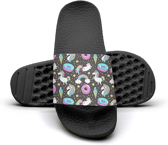 nike rainbow slippers