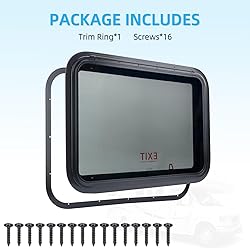 RVSNAIL RV Window for Trailer Camper, 30" W x 22" H