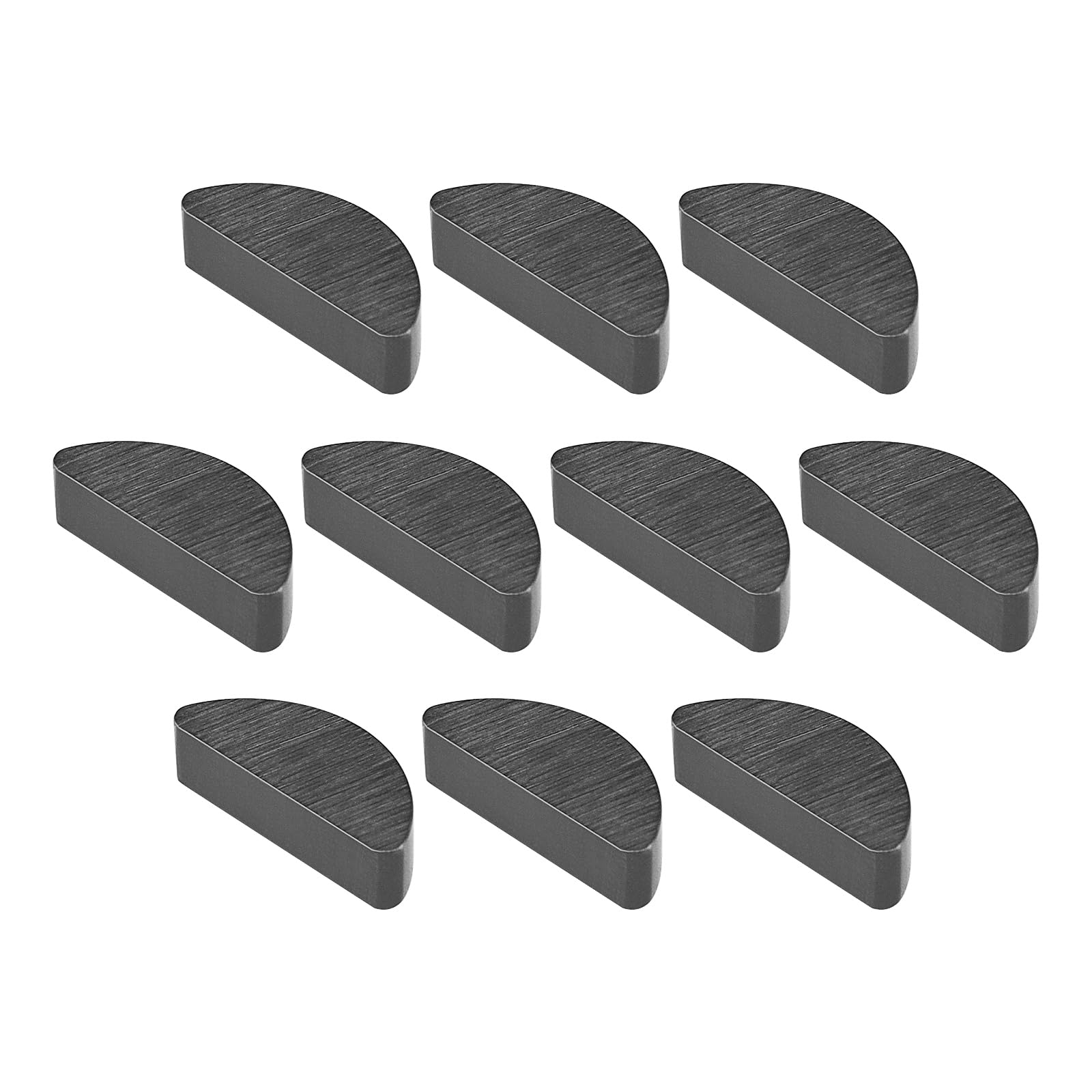 VGOL 10pcs Woodruff Key 15 x 4 x 6mm Lawnmower Spare Part Compatible with Mountfield Compatible with Stiga Compatible with Honda Metal Woodruff Key