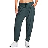 RBX Active Women's Joggers, Ultra Lightweight Sweatpants Buttery Soft Stretch Jersey Jogger Pants with Pockets