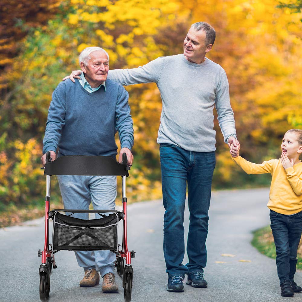 Rollator Walkers for Seniors- Rollator Walker with Seat 8