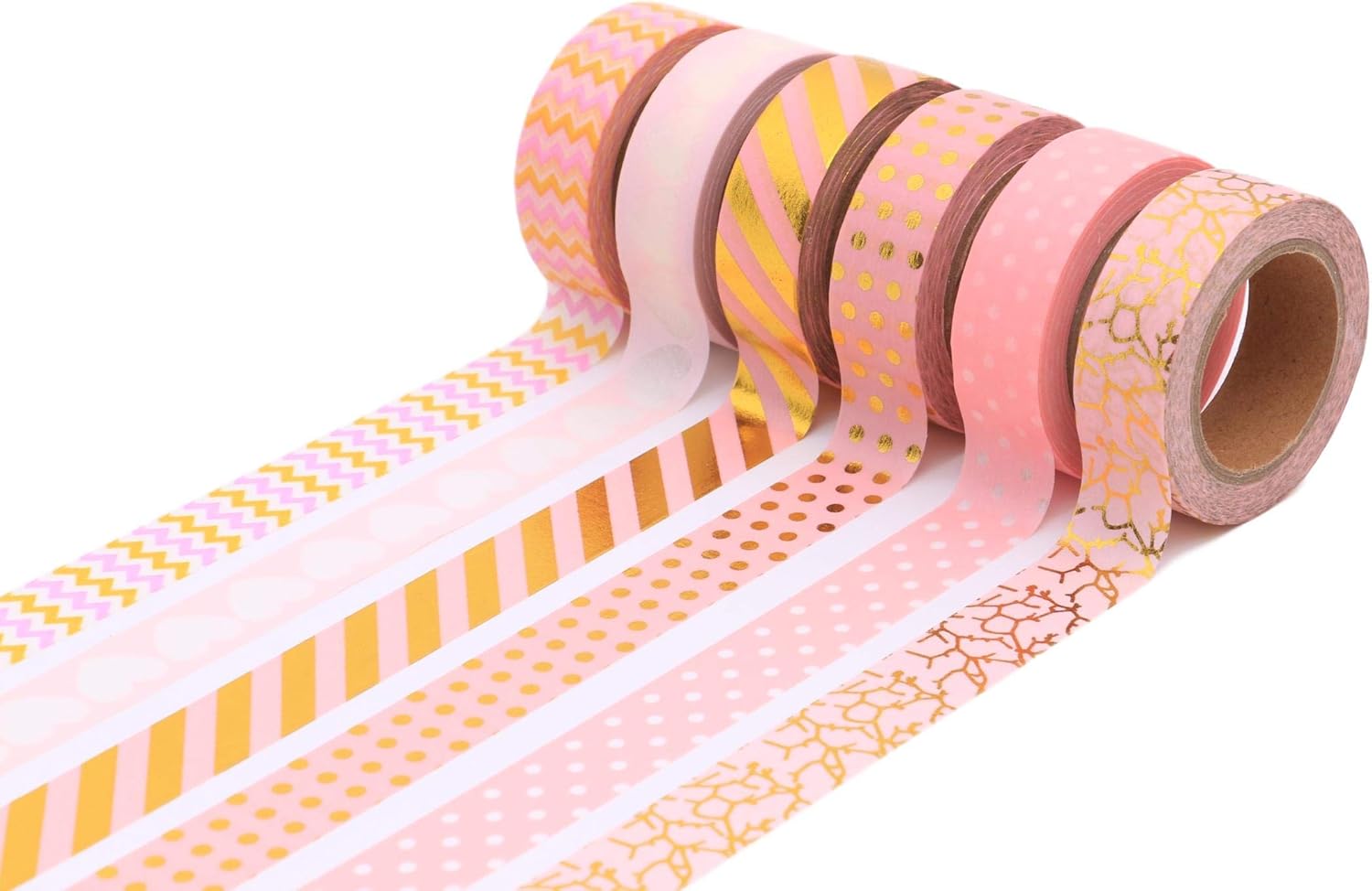 Washi Tapes (Pink (Pack of 6)) Amazon.co.uk Kitchen & Home