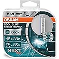 OSRAM XENARC COOL BLUE INTENSE D4S, +150% more brightness, up to 6,200K, xenon headlight lamp, LED look, duo box (2 lamps)