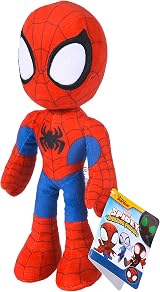 Disney Simba Spiderverse Spiderman Plush Toy 27 cm Glow Eyes 0+ view 2