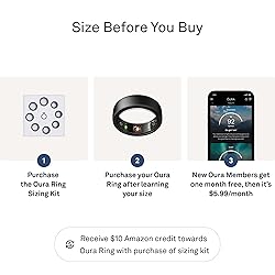 Oura Ring Gen3 Horizon - Smart Ring - Size First