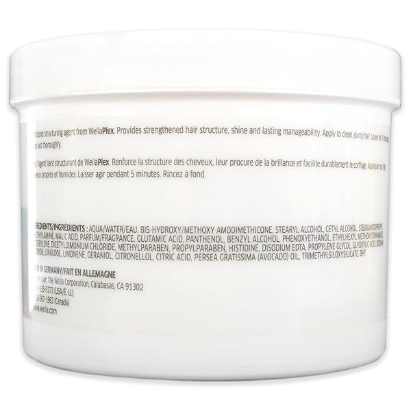 WELLA PROFESSIONALS COLORMOTION+ STRUCTURE+ BONDING MASK | INTENSE DEEP CONDITIONING TREATMENT | PRESERVES HAIR COLOR VIBRANCY | 16.9 FL OZ