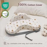 momcozy Memory Foam Nursing Pillow Starry Sky High-Rebound Support view 3