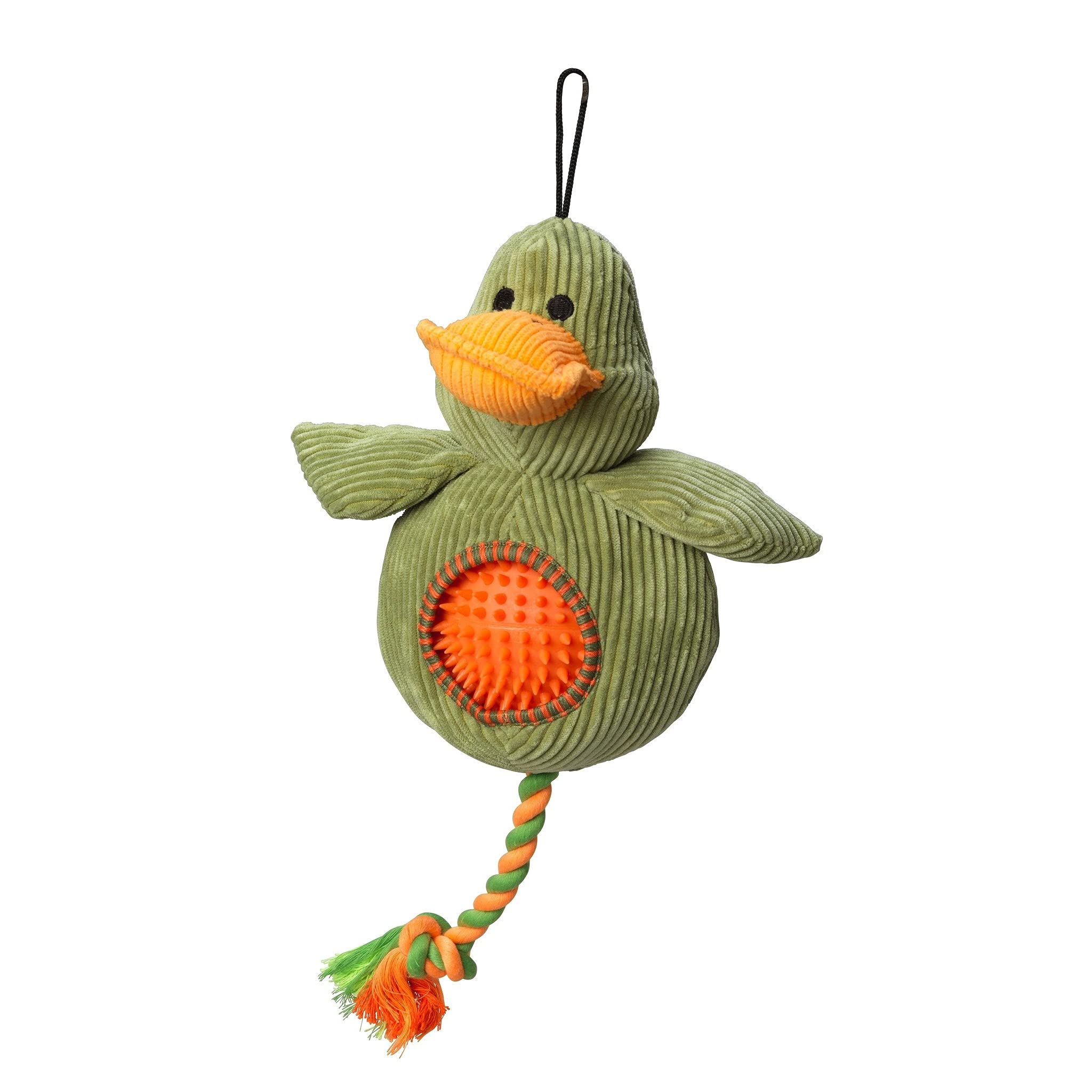 House of Paws Duck Cord Dog Toy with Spiky Ball — image 1