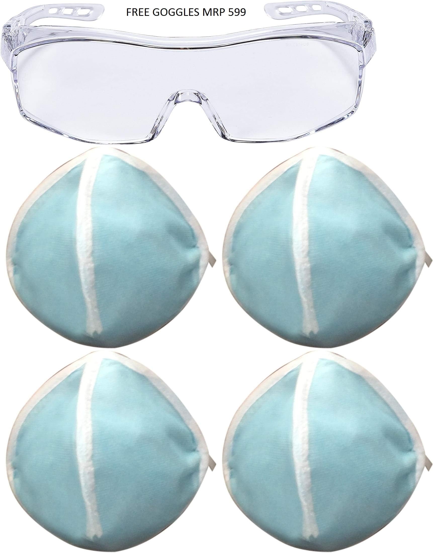 (Pack of 4) Kids Multicolor Anti Pollution mask/Dust Cotton Mouth Nose Cover for Kids, Print May Vary