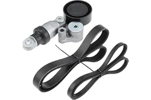 HEROFFIX 90K-39390 Serpentine Belt Drive Tensioner Kit for Mazda 3 6 6PK965 Drive Belt Tensioner Kit for Mazda CX-3 CX-5 CX-9