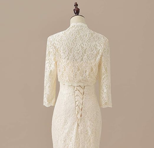 Spitze Abendkleid und Bolero