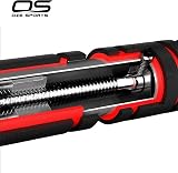 OZE SPORTS Exercise Door Gym Pull Up Bar with Padded Grip 62-100cm Black view 7
