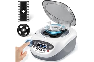 Mxmoonant Mini Centrifuge Machine, 12000RPM Lab Benchtop PCR Centrifuges High Speed Electric Desktop Centrifuge for 0.2/0.5/1.5/2/5ml with Tubes