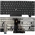yhfshop Laptop Replacement US Layout Keyboard for Lenovo IBM ThinkPad T470 01AX434 SN20L72796 (Without Red Pointer)