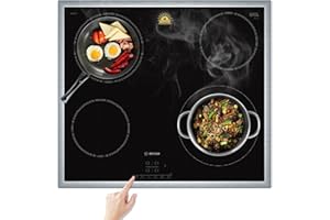 KITCHENRAKU KR Large Silicone Induction Cooktop Protector Mat 21.2x35.4 Inch,Translucent (Magnetic) Electric Stove Burner Covers,Glass Top Stove Cover