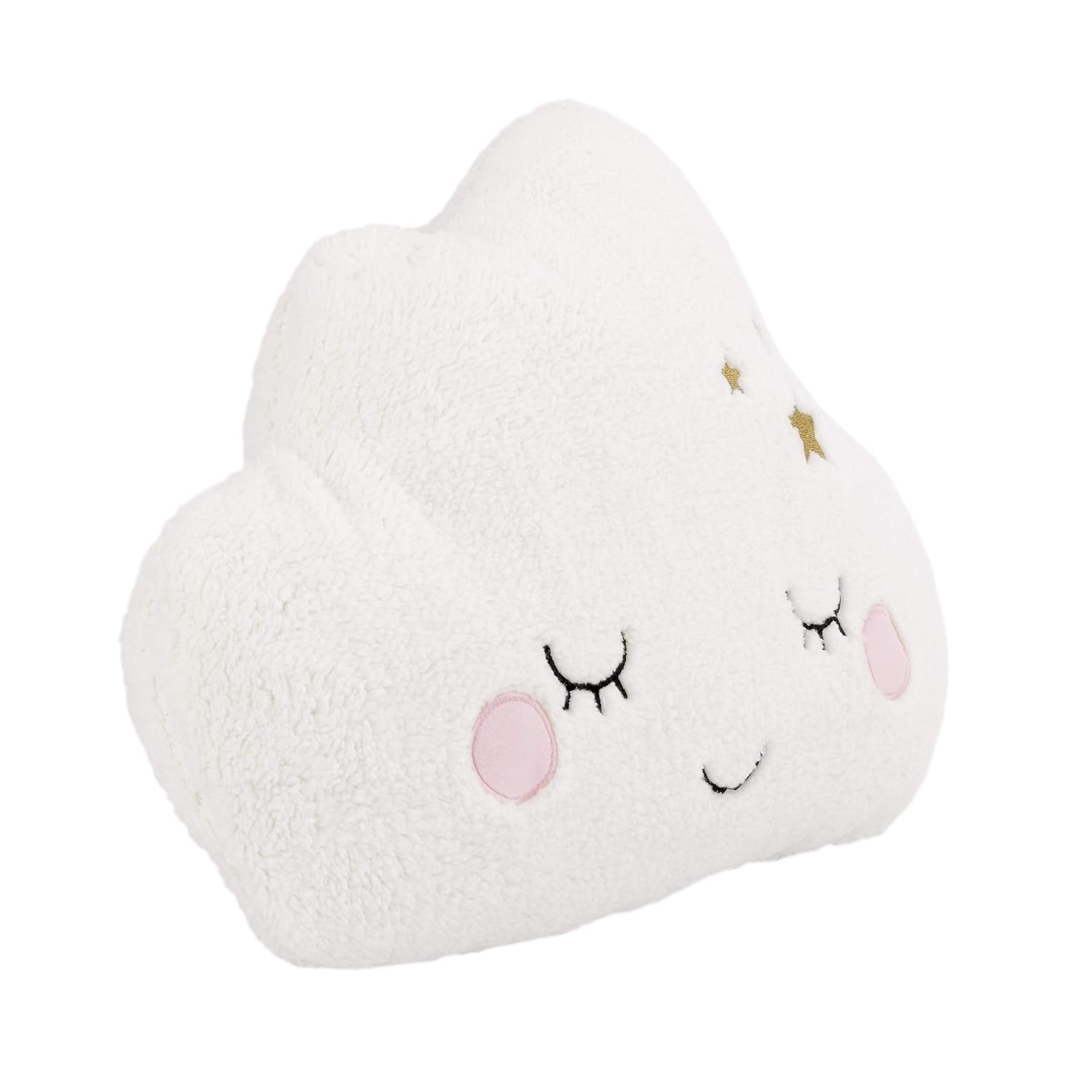 Little Love by NoJo Cloud Shaped Pillow, White : Baby