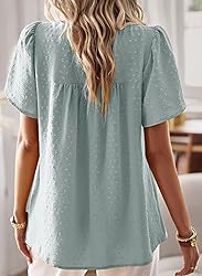 Falechay Womens Summer Tops Solid Blouses for Women