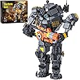 Titan 2 Mech Robot Building Kit, Titan Game Mech Action Figure Building Blocks Set, Compatible with Lego, Cool Robots Toys Gift for Fans Boys Kids Birthday Christmas (875 PCS)
