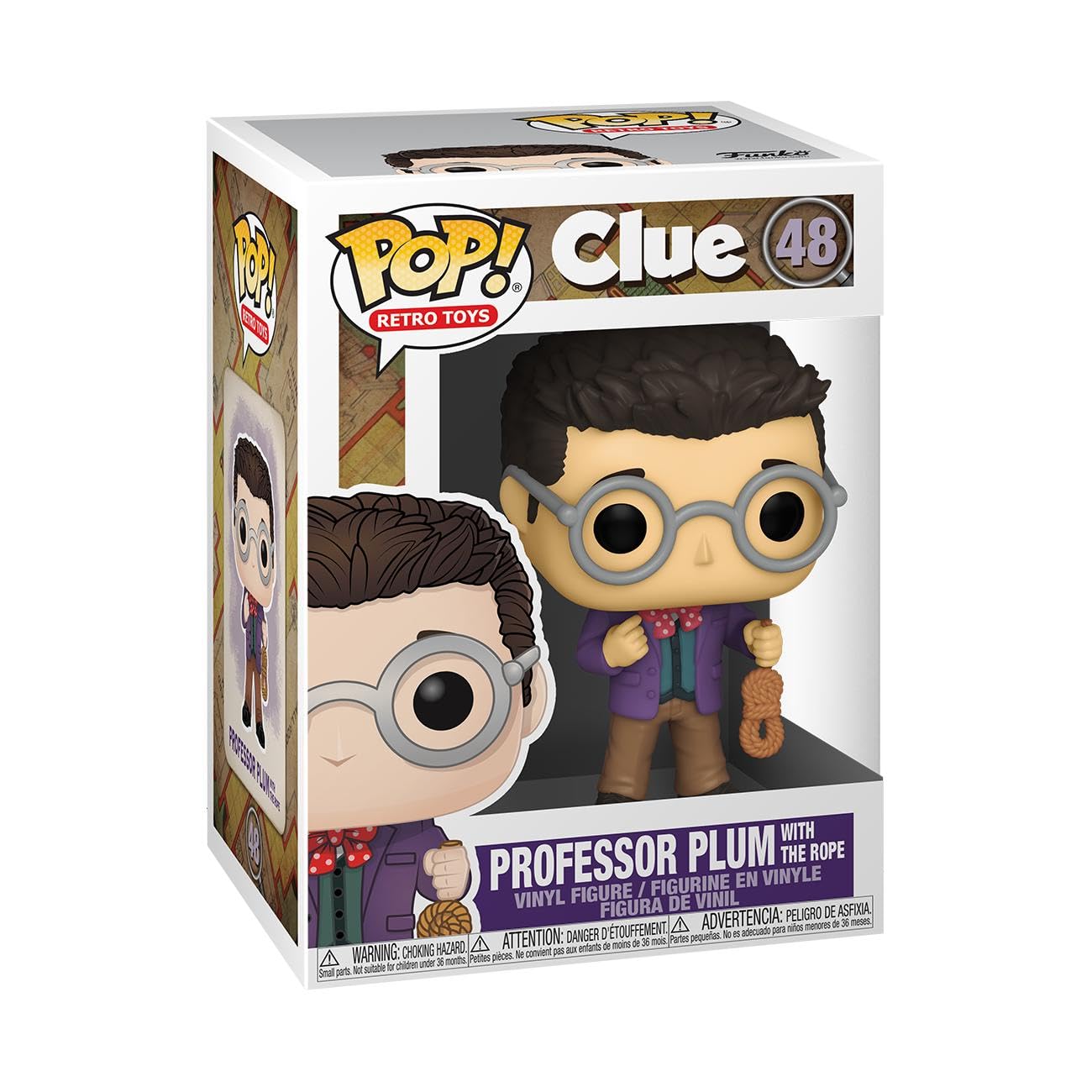 Funko POP! Vinyl: Clue-Professor Plum With Rope - Collectable Vinyl Figure - Gift Idea - Official Merchandise - Toys for Kids & Adults - Model Figure for Collectors and Display