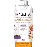 Caf&eacute; Nara Chicken Bone Broth, Topper for Dogs &amp; Cats - 17.6 oz, 1 pack | For Dogs &amp; Cats - Supports Overall Health - Broth for Wet/Dry Food - Human Grade Ingredients - Non-GMO - Made in USA