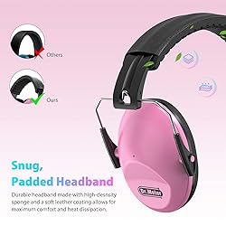 Dr.meter Noise Cancelling Ear Muffs: SNR27.4 Noise