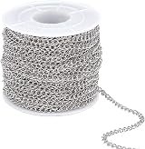 PH PandaHall 82ft 4mm Stainless Steel Chain Necklace Anti Knot Reel view 1