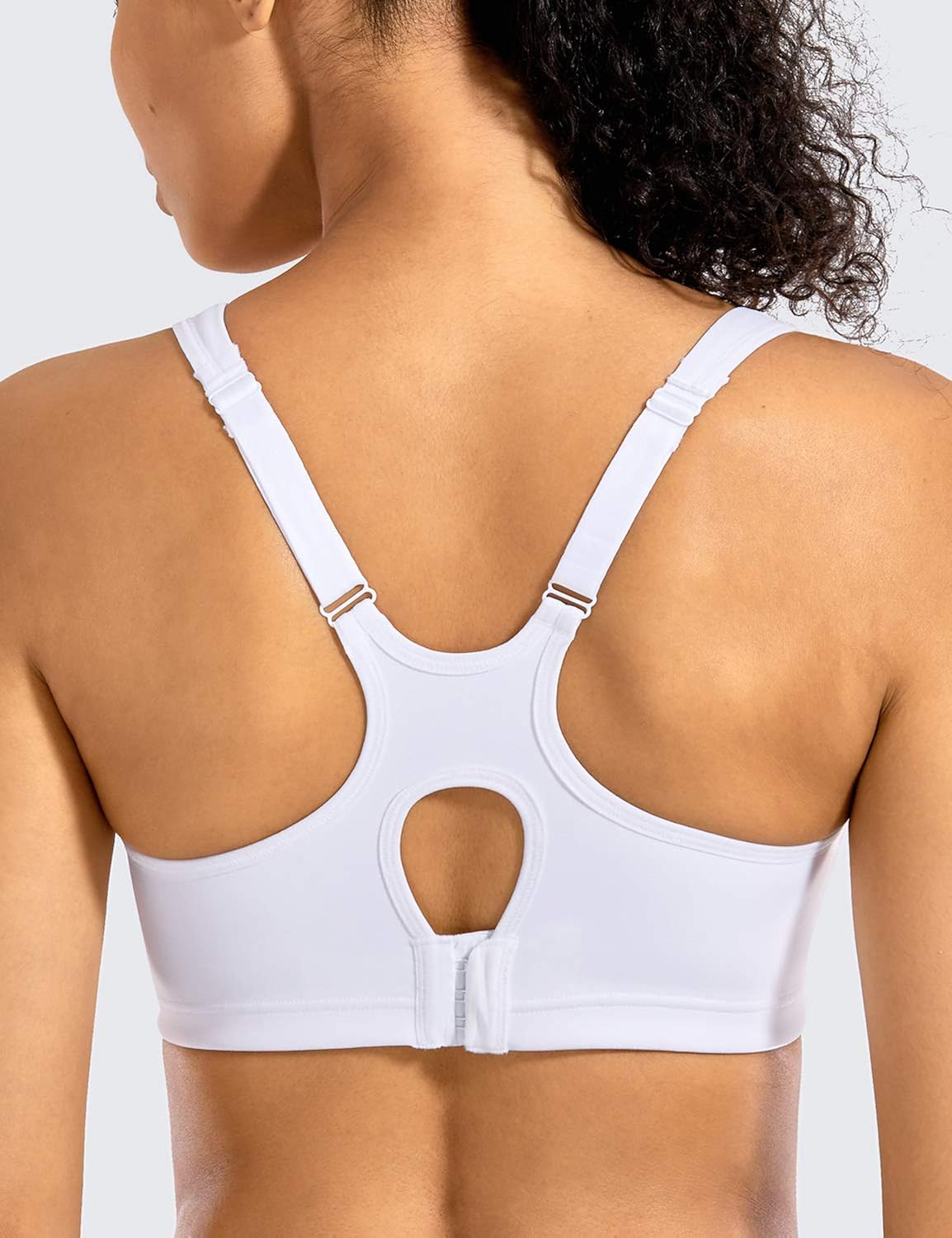SYROKAN Women's High Impact Workout Running Powerback Support Underwire Sports Bra at  Women’s Clothing store