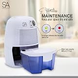 SA Products 500ml Portable Dehumidifier and Air Purifier White view 5