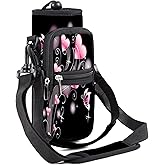 WINTOJO Water Bottle Carrier Bag Holder 25oz 32oz 40oz 64oz Insulated Water Bottle Sling Sleeve Case Cover with Strap Pockets