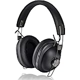Panasonic Retro Noise Cancelling Bluetooth Wireless Headphone with Voice Assist, Microphone, Deep Bass Enhancer, 24 Hours Pla