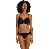 La Blanca Womens Island Goddess Wrap Underwire Push Up Swimsuit Top