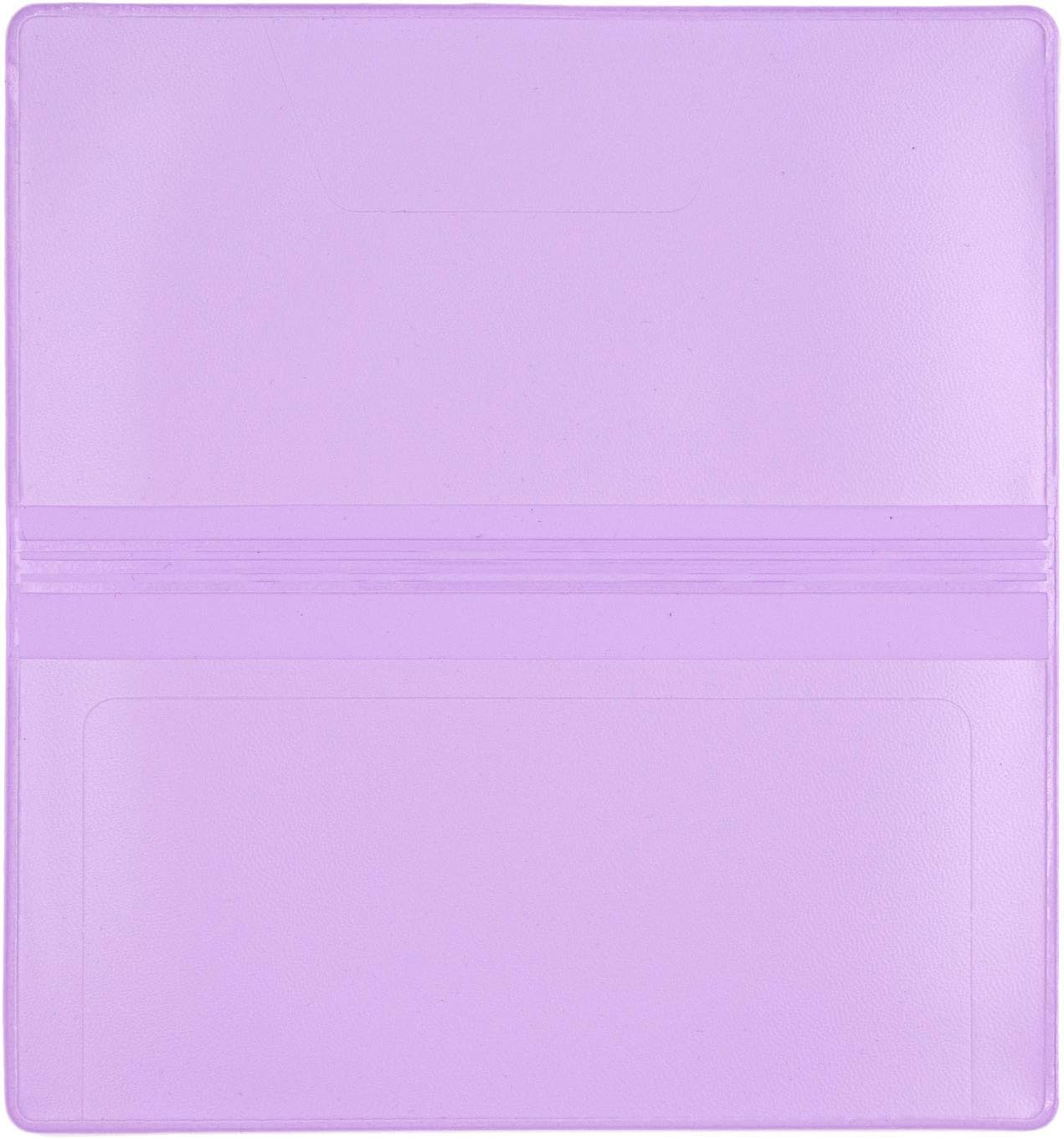 Lavendar Vinyl Checkbook Cover, Top Tear Personal Vinyl Checkbook Cover
