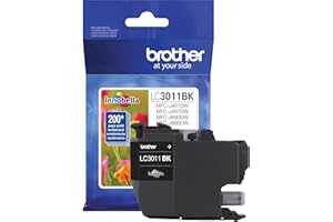 Brother Printer LC3011BK Singe Pack Standard Cartridge Yield Upto 200 Pages LC3011 Ink Black