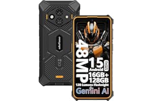 Rugged Phone Canada, Ulefone RugKing 3 Pro Unlocked Smartphone, Octa-core 16+128GB/2TB TF, Android 15, 6.56” 120Hz, 48MP+2MP+