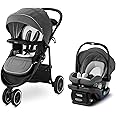 Graco Modes 3 Lite Platinum Travel System with Adjustable Reversible Seat, One Hand Fold, Lightweight Frame, and SnugRide SnugLock 35 DLX Infant Car Seat, Wit