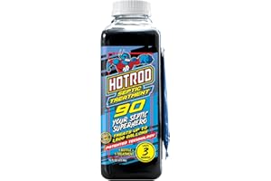 HOTROD SEPTIC Septic Tank Treatment. Three Month Supply Extends Septic System Life & Prevents Costly Repairs. Industrial Grade.