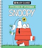 Brain Games - Sticker by Number: Snoopy